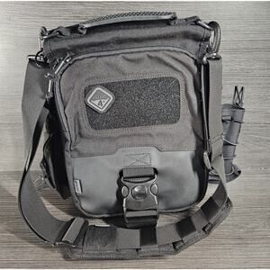 Hazard4 Kato Tablet Netbook Mini Messenger Bag Black Sling Crossbody Tactical